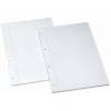Standardblok, Bantex, Kvadreret, A4 hvid, 210x297mm 4 Huller, Sidelimet