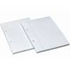 Standardblok, Bantex, Kvadreret, A5 hvid, 148x210mm 2 Huller, Sidelimet