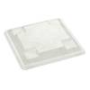 L&aring;g t/plastbakke, Plus Pack Gourmet Express, Firkantet 145x145x20mm PET, transparent, karton a 300 stk F&oslash;devaregodkendt