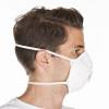 Masker/respirator, FFP2 med ventil Non-woven, hvid, pakke a 10 stk