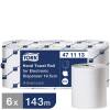 Papirh&aring;ndkl&aelig;der rulle, Tork, H12 Advanced, 2 lag, hvid 195mm x 143.00m, kasse a 6 ruller