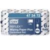 Tork 473472 Reflex Plus M4 2lags aft&oslash;rringspapir hvid