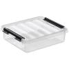 Plastkasse SmartStore, transparent 1L med l&aring;g , 210mm x 170mm x 60mm