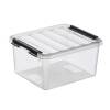 Plastkasse SmartStore, transparent 2L med l&aring;g , 210mm x 170mm x 110mm