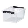 Plastkasse SmartStore, Classic transparent, 8L med l&aring;g , 340mm x 250mm x 160mm