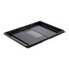 Plastbakke, Plus Pack Zen, Rektangul&aelig;r 320x250x20mm PET, sort, karton a 120 stk
