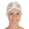 Engangs h&aring;rnet, Mop Cap on-size Non-woven, hvid, pakke a 1000 stk