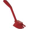 Opvaskeb&oslash;rste, Vikan dishwashing brush soft, r&oslash;d 60mmx280mm