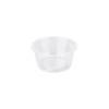 Dressingb&aelig;ger, Rund, &Oslash; 62, h&oslash;jde 46 PP, transparent, Portion Cup 2oz/60ml pakke a 250 stk F&oslash;devaregodkendt