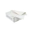 Indpakningspapir, flat bag, 45 g/m2, 370 x 500 mm, Papir + PE, hvid, almindelig pakke a 10 kg, palle a 60 kartoner