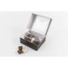Kage&aelig;ske, Design 2153 125x125x50mm Pap, sort, Chocolate box with window pakke a 200 stk