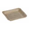 Tallerkner, Firkantet 240 x 240 mm, tr&aelig;, tr&aelig;, pakke a 100 stk F&oslash;devaregodkendt