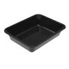 Plastbakke, F&aelig;rch, C 2227-1D, 1-rums Rektangul&aelig;r 1415 ml 178x227x49mm C-PET, sort, t/ovn & microovn karton a 360 stk F&oslash;devaregodkendt
