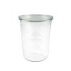 Sylteglas, Rund, &Oslash; 100, h&oslash;jde 147 Glass, transparent, pakke a 6 stk Weck F&oslash;devaregodkendt
