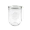 Sylteglas, Rund, &Oslash; 100, h&oslash;jde 147 Glass, transparent, pakke a 6 stk Weck F&oslash;devaregodkendt