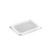 L&aring;g t/plastbakke, Mini 65 108x82x10mm PP, transparent, karton a 1000 stk F&oslash;devaregodkendt