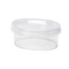 Plastb&oslash;tte, Rund 565 ml, &Oslash; 118, h&oslash;jde 101 PP, transparent, m/l&aring;g, &aelig;ske a 264 s&aelig;t F&oslash;devaregodkendt