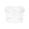 Plastb&oslash;tte, Handy-lock, Rund 280 ml, &Oslash; 97, h&oslash;jde 66 PP, transparent, m/l&aring;g, kasse a 475 s&aelig;t F&oslash;devaregodkendt