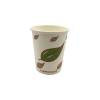 Kaffeb&aelig;ger, Papir + PE, hvid, Natur Line 8oz/240ml, karton a 1000 stk palle 24 kartoner, Single wall F&oslash;devaregodkendt