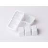 Dressingb&aelig;ger 100x50x25mm HIPS-High Impact Polystyrene, hvid M Allfood Safe, karton a 2000 stk F&oslash;devaregodkendt