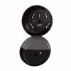 Toiletpapirdispenser ark, Tork T8 SmartOne, sort 269mmx156mm x 269mm