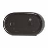 Toiletpapirdispenser ark, Tork T9 Mini Twin, sort 398mmx156mm x 221mm