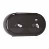 Toiletpapirdispenser ark, Tork T9 Mini Twin, sort 398mmx156mm x 221mm