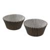 Muffinform, Rund, h&oslash;jde 35 mm indvendig diameter 50.0 mm Pergamentpapir, 70 g/m2, sort pakke a 1000 stk, Cup Cakes F&oslash;devaregodkendt