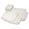 Kage&aelig;ske 150x150x45mm Pap, hvid, Nr. 1, pakke a 500 stk