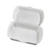 Skumbakke&nbsp;, 1-rums 224x245x73mm Extruded Polystyrene (XPS), hvid pakke a 300 stk