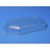 L&aring;g t/cateringfad, Oval 465 x 315 x 63 mm, transparent, Medium karton a 50 stk F&oslash;devaregodkendt