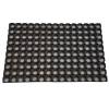 D&oslash;rm&aring;tter, Clean Carpet, Outdoor Rubber ring mat, sort 600mmx800mm x 22mm