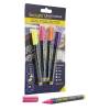 Chalkmarker, Securit, ORIGINAL, 1-2MM assorteret, BL-SMA100-V4-TRO pakke a 4 stk