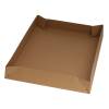 B&oslash;lgepap l&aring;g, indre dim: 396 x 293 x 50 mm, 1-lags,B-flute, 3.000 mm FEFCO 0304, brun, bundt a 20 stk palle a 1920 stk, FSC Mix 70%