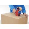 Pakketape, TESA 4124, 19 mm x 66.00 m 65 &micro;m, kernediameter: 76 mm, Rulle, PVC Solvent, transparent, kasse a 16 ruller palle a 3840 ruller