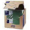 Frokostservietter, Tork, Advanced 1/4-fold, 3 lag, gr&oslash;n 326mmx330mm, 16g/m2, karton a 1500 stk FSC Mix Credit