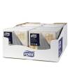 Middagsservietter, Tork, Linstyle 1/4-fold, 1 lag, gr&aring; 390mmx390mm, 55g/m2, pakke a 50 stk FSC Mix Credit