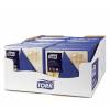 Middagsservietter, Tork, Linstyle 1/4-fold, 1 lag, midtnatsbl&aring; 390mmx390mm, 55g/m2, pakke a 50 stk FSC Mix Credit