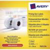 Prisetiket, Avery, PLR1226, 1 linje 26x12mm hvid, antal etiketter pr. ark : 1500 rulle a 15000 etiketter