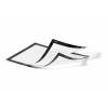 Magnetlomme, Durable Duraframe Magnetic Plus, A4, sort pakke a 2 stk