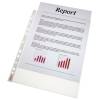 Plastlomme, Esselte transparent 75&micro;m, 210x297mm pakke a 100 stk