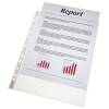 Plastlomme, Esselte transparent 85&micro;m, 210x297mm pakke a 100 stk