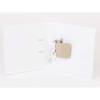Brevordner, Q-Line hvid, Metalskinne, 50mm, 210x297mm antal ringe: 2