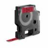 Dymo D1 40917 tape 9mm sort/r&oslash;d