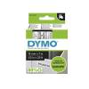 Dymo D1 45013 tape 12mm sort/hvid