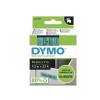 Dymo D1 45019 tape 12mm sort/gr&oslash;n