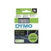Dymo D1 45020 tape 12mm hvid/klar