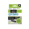 Dymo D1 45021 tape 12mm hvid/sort