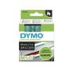 Dymo D1 45809 tape 19mm sort/gr&oslash;n