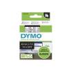 Dymo D1 53710 tape 24mm sort/klar